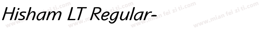 Hisham LT Regular字体转换